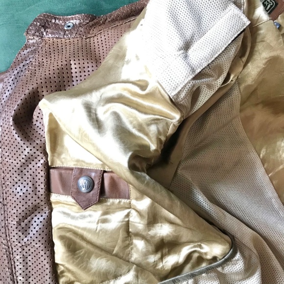 Ronin RSD Motorcycle 100% Leather Jacket Mens XL color Tobacco 2017 - Picture 16 of 16